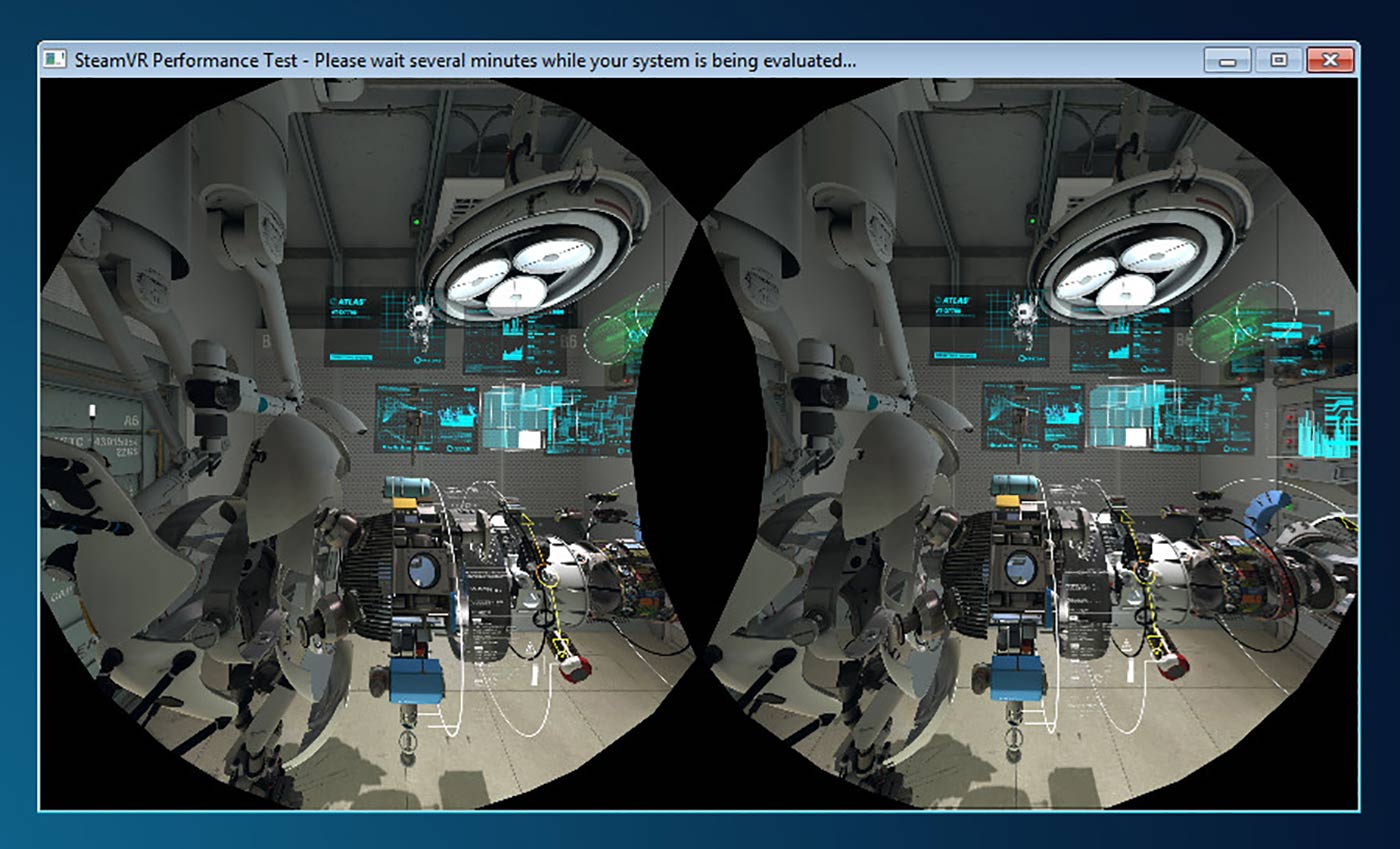 SteamVR Performance Test.