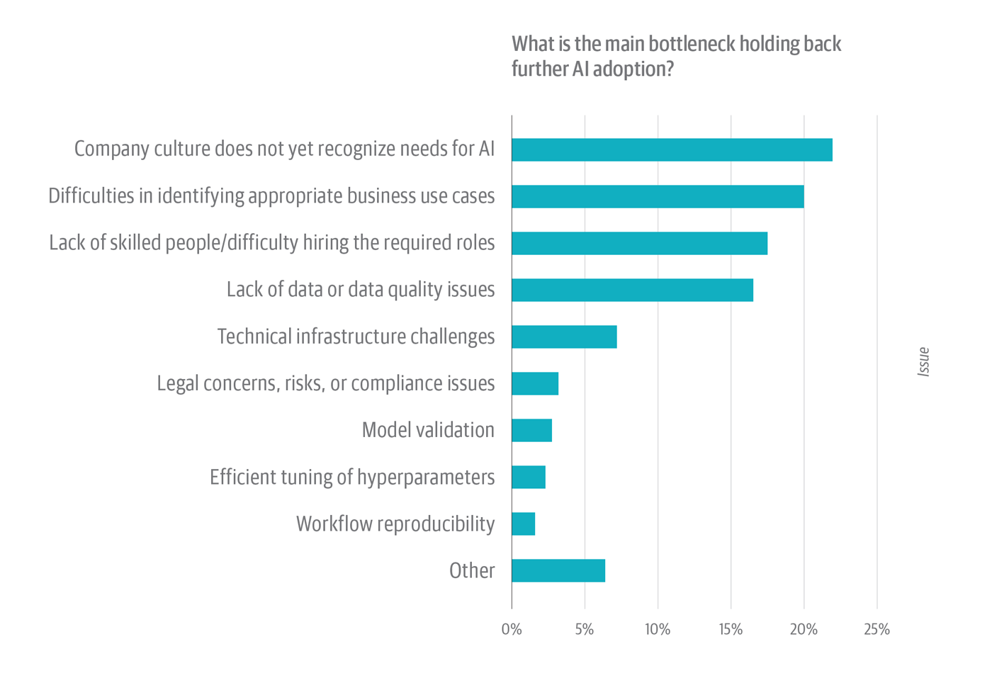 Bottlenecks to AI adoption