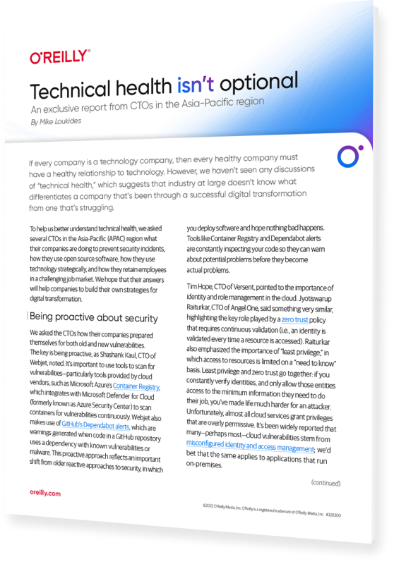 Whitepaper: Technical health isn't optional