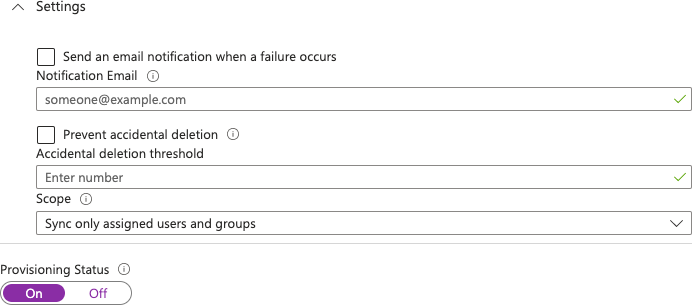 SCIM to Entra ID step 10